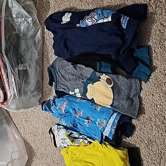 size 6 pajamas 4 sets BUNDLE ONLY long sleeve pants - Picture 1 of 7